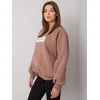 Ex Moda Megztinis-EM-BL-652.13P-tamsiai smėlio spalvos