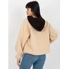 Ex Moda Megztinis-EM-BL-696.68-smėlio spalvos