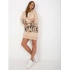 Ex Moda Megztinis-EM-BL-753.29-smėlio spalvos