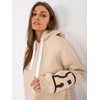Ex Moda Megztinis-EM-BL-753.29-smėlio spalvos