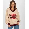 Ex Moda Megztinis-EM-BL-754.37-smėlio spalvos