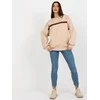 Ex Moda Megztinis-EM-BL-760.01-smėlio spalvos