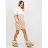 Ex Moda Tunika moterims -EM-BL-762.24X-smėlio spalvos