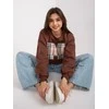 Ex Moda Megztinis-EM-BL-U617.95-tamsiai ruda
