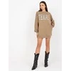 Ex Moda Megztinis-EM-BL-U719.82P-tamsiai smėlio spalvos
