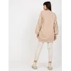 Ex Moda Megztinis-EM-BL-U719.82P-smėlio spalvos