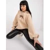 Ex Moda Megztinis-EM-BL-651.99-smėlio spalvos