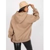 Ex Moda Megztinis-EM-BL-651.99-tamsiai smėlio spalvos