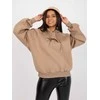 Ex Moda Megztinis-EM-BL-651.99-tamsiai smėlio spalvos