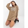 Ex Moda Megztinis-EM-BL-U719.82P-tamsiai smėlio spalvos