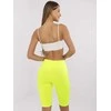 Ex Moda Šortai moterims -EM-LG-574.05-fluo geltoni
