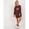 Vikki Megztinis-VI-BL-3192.23P-tamsiai rudas