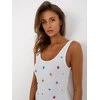 Jean Louis Francoise Triko palaidinė moterims NM-BO-L55357.75-baltas