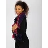 Wool Fashion Italia Šalikas-AT-CH-17501-1.57-navy mėlyna-raudona