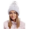 Kepurė Wool Fashion Italia Cap-AT-CZ-1716501.36-šviesiai pilka