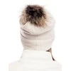 Kepurė Wool Fashion Italia Cap-AT-CZ-171701.37-šviesiai smėlio spalvos