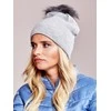 Kepurė Wool Fashion Italia Cap-AT-CZ-171701.37-pilka