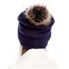 Kepurė Wool Fashion Italia Cap-AT-CZ-171701.37-tamsiai mėlyna