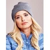 Kepurė Wool Fashion Italia Cap-AT-CZ-1718501.46-tamsiai pilka