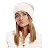 Kepurė Wool Fashion Italia Cap-AT-CZ-17230.43-smėlio spalvos