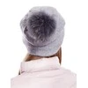Kepurė Wool Fashion Italia Cap-AT-CZ-17285.40-šviesiai pilka