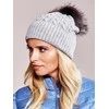 Kepurė Wool Fashion Italia Cap-AT-CZ-173501.44-pilka