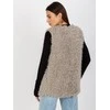 Wool Fashion Italia Liemenė-AT-KZ-21501.22P-šviesiai pilka
