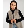Wool Fashion Italia Liemenė-AT-KZ-21501.22P-šviesiai pilka