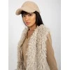 Wool Fashion Italia Liemenė-AT-KZ-21501.22P-smėlio spalvos