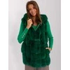 Wool Fashion Italia Liemenė-AT-KZ-2379.96P-tamsiai žalia