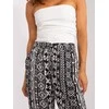 Sublevel Kelnės-D73770M61869O-juoda ir balta