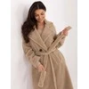 Factory Price Paltas moterims -IT-PL-97150.26-smėlio spalva