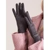 Wool Fashion Italia Pirštinės-AT-RK-6202-1,22-tamsiai pilkos spalvos