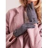 Wool Fashion Italia Pirštinės-AT-RK-9502.25-tamsiai pilkos spalvos