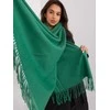 Wool Fashion Italia Šalikas-AT-SZ-23185.93P-tamsiai žalias