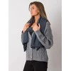 Wool Fashion Italia Šalikas-AT-SZ-3899.91-tamsiai mėlynas