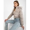 Honey Winter Striukė moterims-NM-KR-D2-3869.13P-ciemny bezowy