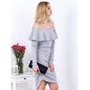 City Donna Suknelė-EM-SK-009.55-pilka