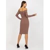 City Donna Suknelė-EM-SK-674.26P-ruda