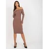 City Donna Suknelė-EM-SK-674.26P-ruda