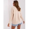 Wool Fashion Italia Megztinis-AT-SW-2335-1.68P-šviesiai smėlio spalvos