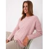 Wool Fashion Italia Sweter-AT-SW-2335-1.68P-jasny rožinis