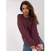 Wool Fashion Italia Megztinis-AT-SW-2346-2,99P-tamsiai violetinis