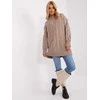 Wool Fashion Italia Megztinis-AT-SW-2367-1.35P-tamsiai smėlio spalvos