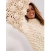 Wool Fashion Italia Megztinis-AT-SW-2382.97P-šviesiai smėlio spalvos