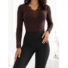 Factory Price Sweter-CS-SW-57937.11-ciemny ruda