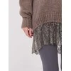 Factory Price Sweter-IN-SW-33681.05P-ciemny bezowy