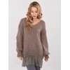 Factory Price Sweter-IN-SW-33681.05P-ciemny bezowy
