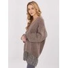 Factory Price Sweter-IN-SW-33681.05P-ciemny bezowy