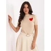 Factory Price Sweter-IT-SW-93007.26-smėlio spalva